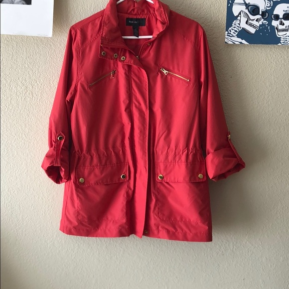 Style & Co. Jackets & Blazers - {Style & Co.} -Size M- Coral Coat